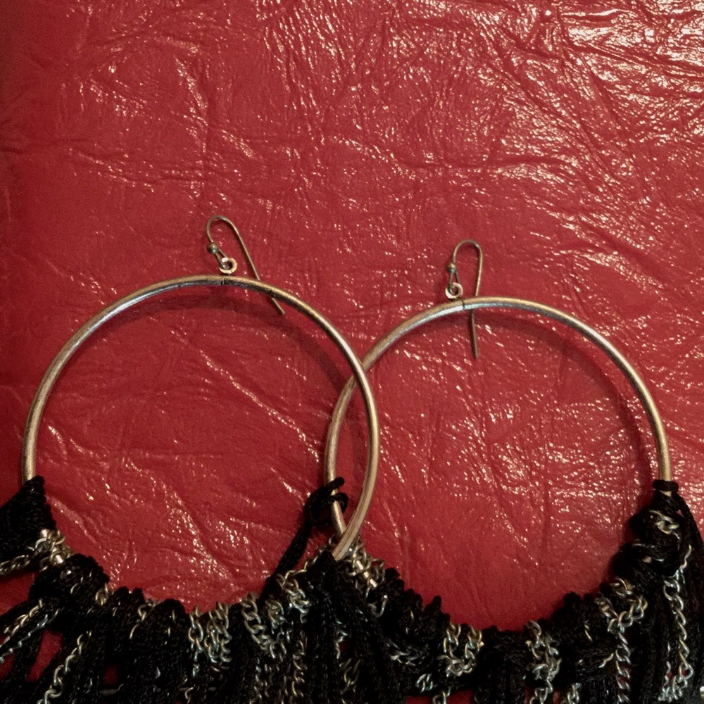 Fringe Hoops - Picture 2 of 3